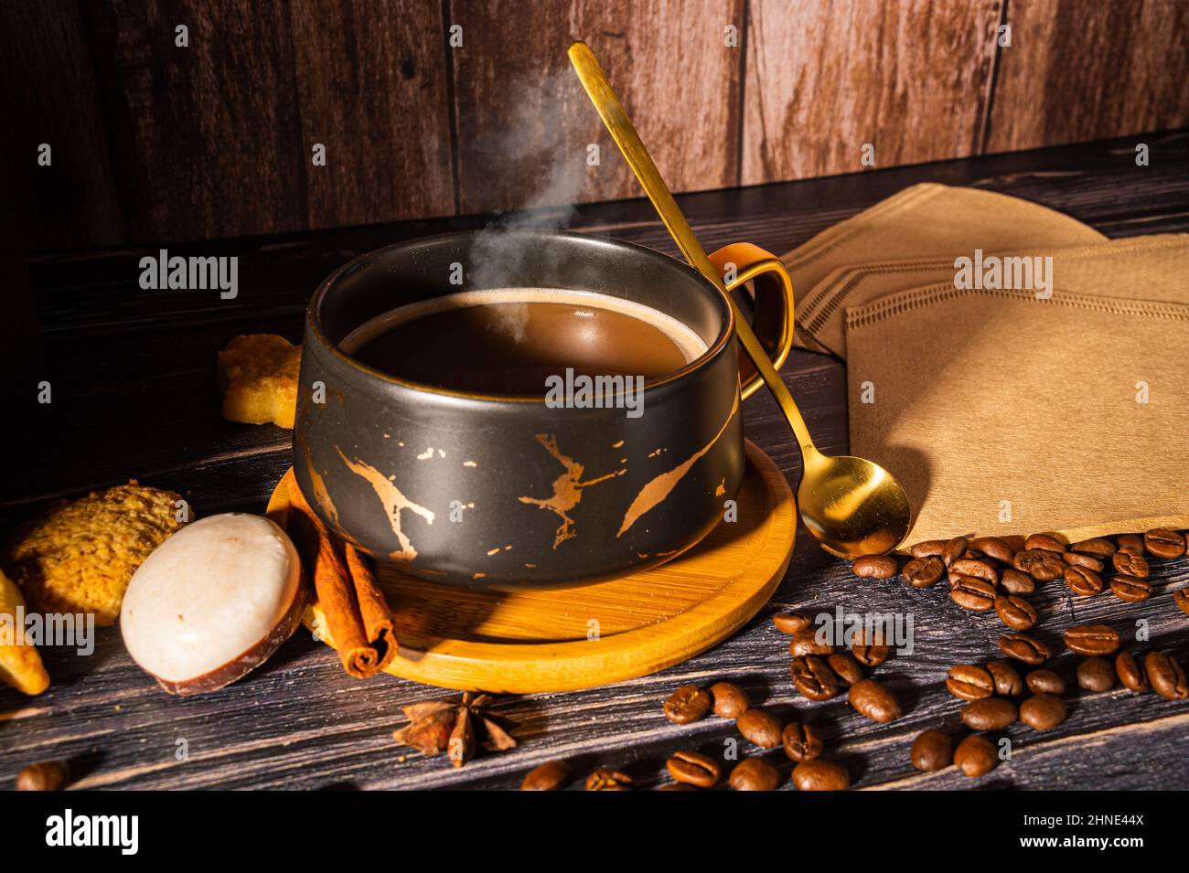Hot cup of coffee hi-res stock photography and images - Alamy