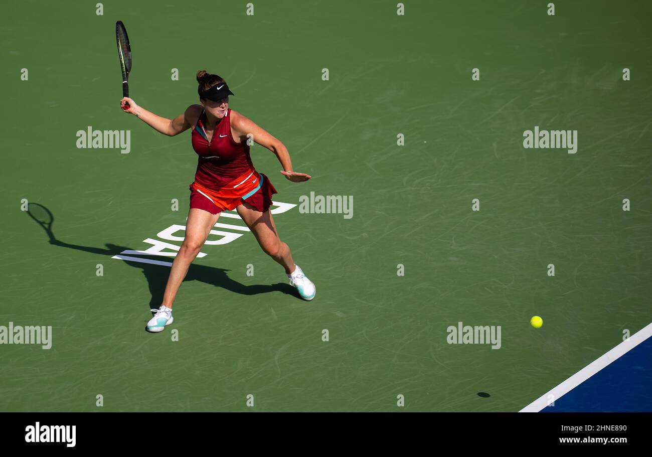 Vera Zvonareva, von oben Tennis - Dubai Tennis Championships 2022 - Dubai -  WTA - Dubai Duty Free Tennis Stadium - United Arab Emirates - 2022