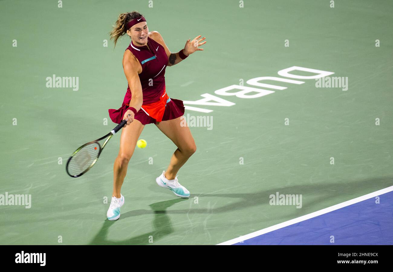 Vera Zvonareva, von oben Tennis - Dubai Tennis Championships 2022 - Dubai -  WTA - Dubai Duty Free Tennis Stadium - United Arab Emirates - 2022
