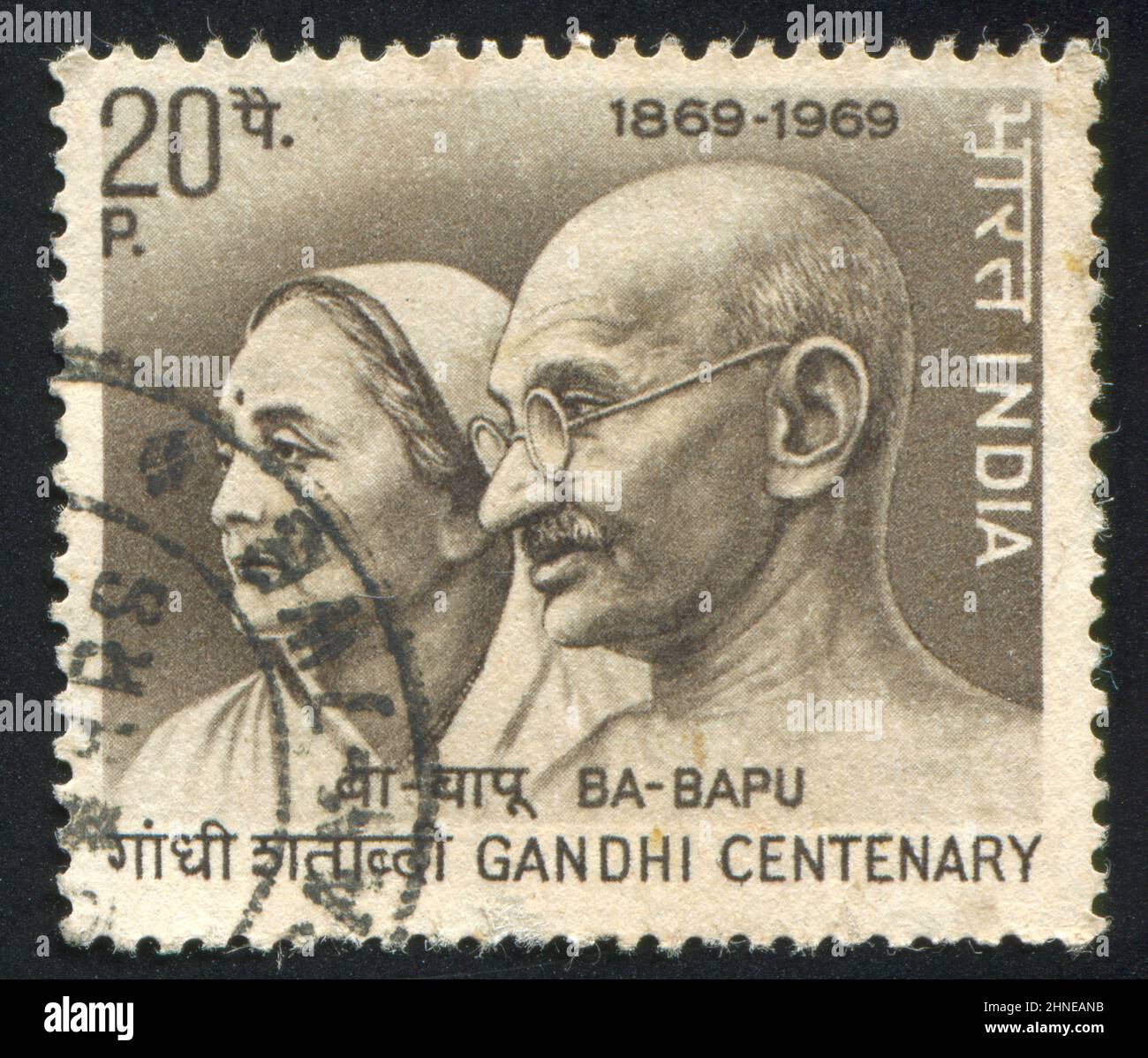 Mohandas karamchand gandhi wife kasturba hi-res stock photography and ...