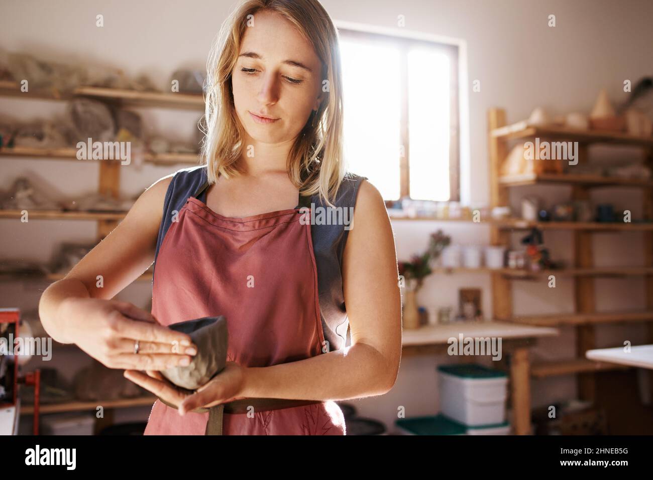 Paying careful attention to detail Stock Photo