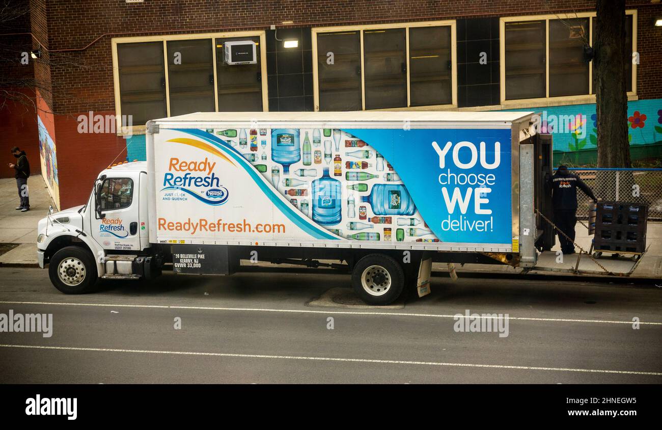 Readyrefresh beverage delivery service hires stock photography and