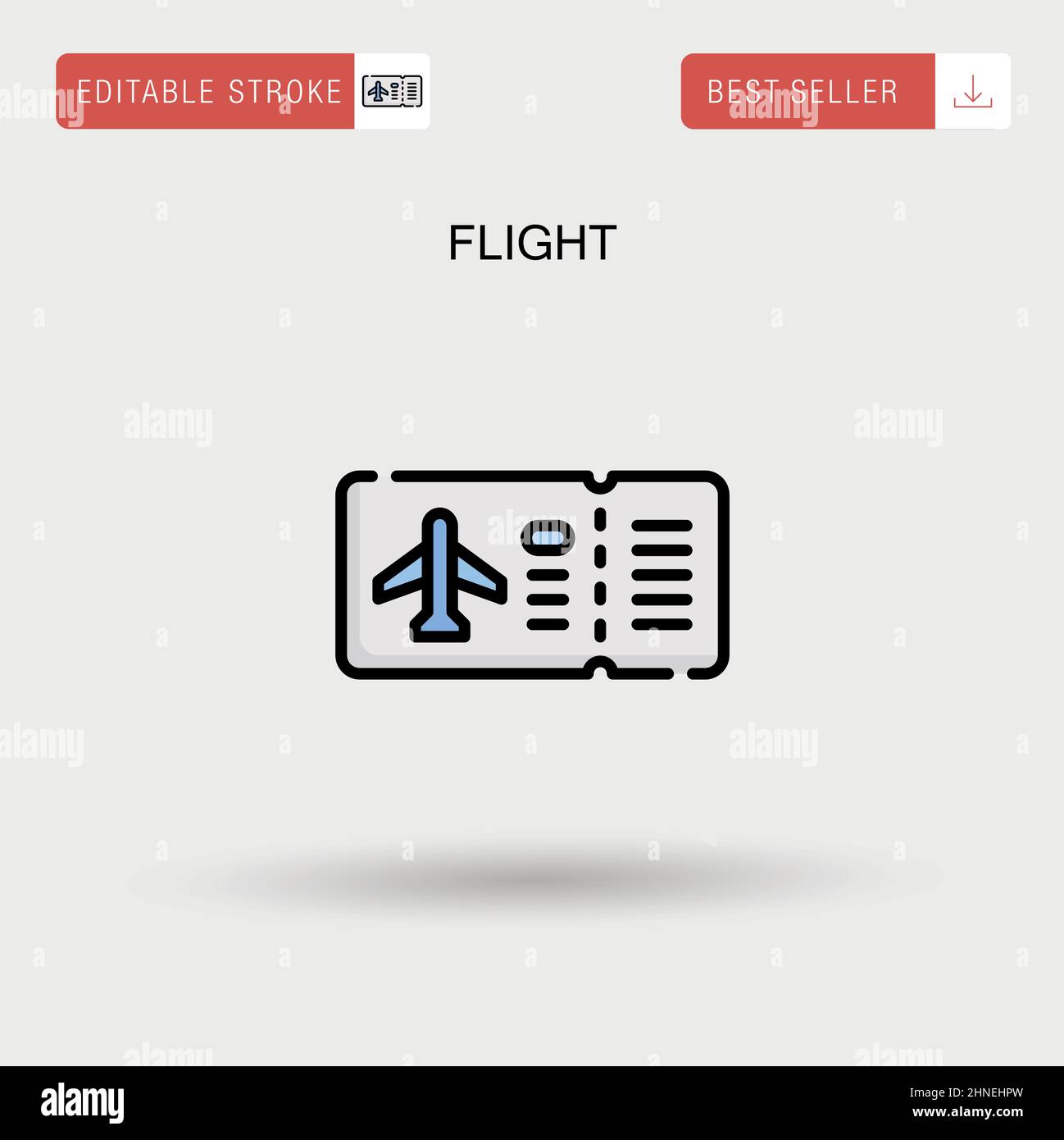 Flight Simple vector icon Stock Vector Image & Art - Alamy