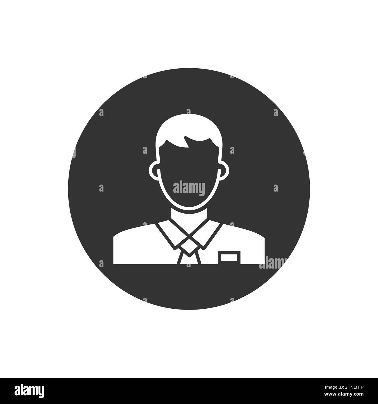 Business man related vector line icon Stock Vector Image & Art - Alamy