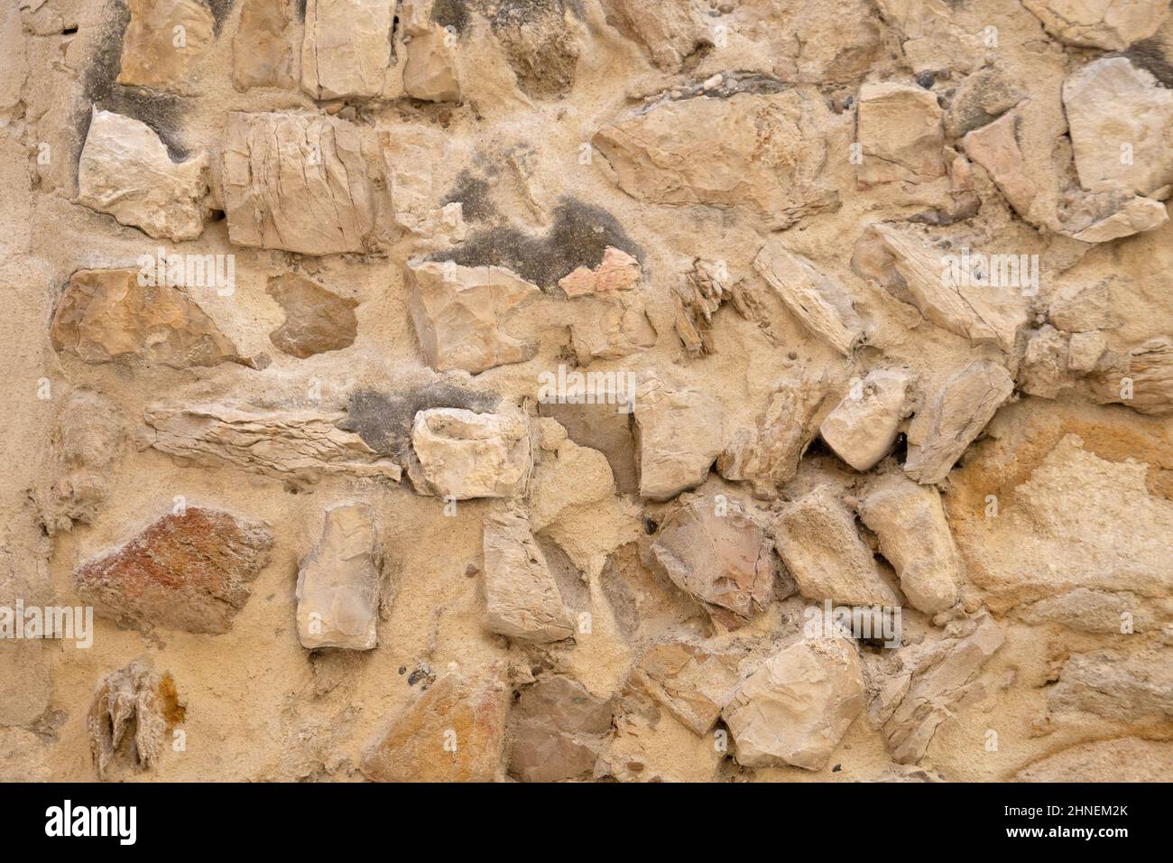 stone wall close up Stock Photo