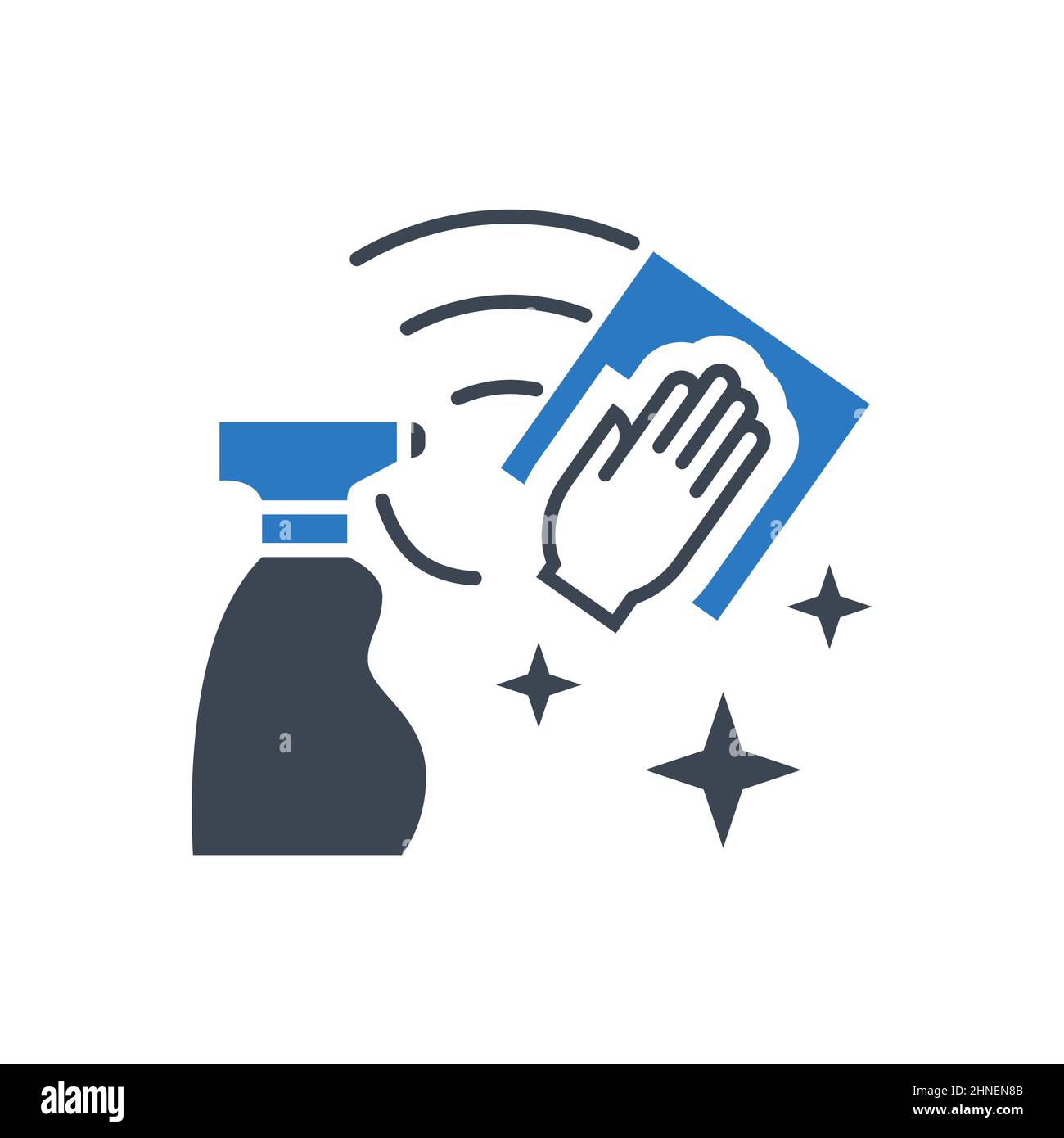 Cleaning related vector glyph icon Stock Vector Image & Art - Alamy