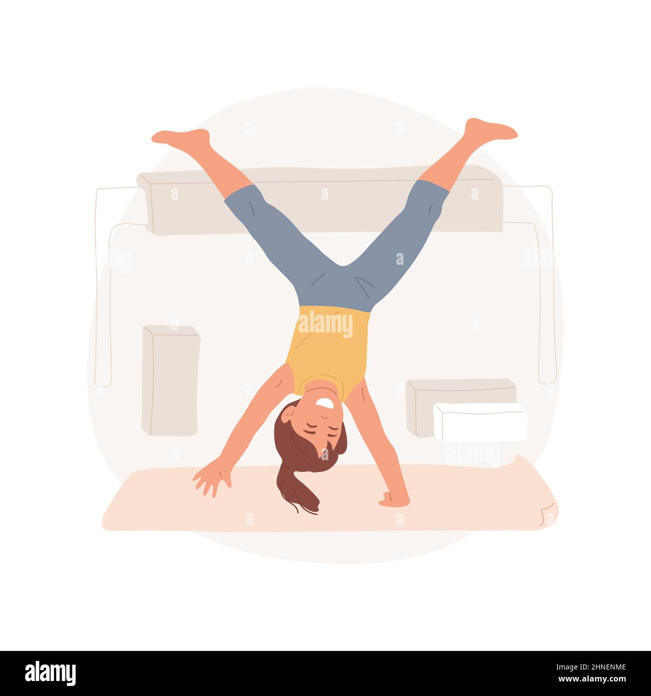 Children at gym class Stock Vector Images - Alamy, image size:1300x1390