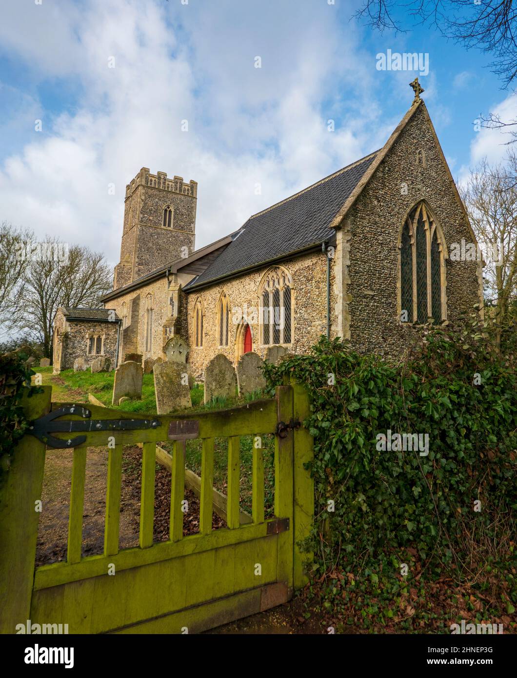 Tivetshall, St Margaret, Church Stock Photo