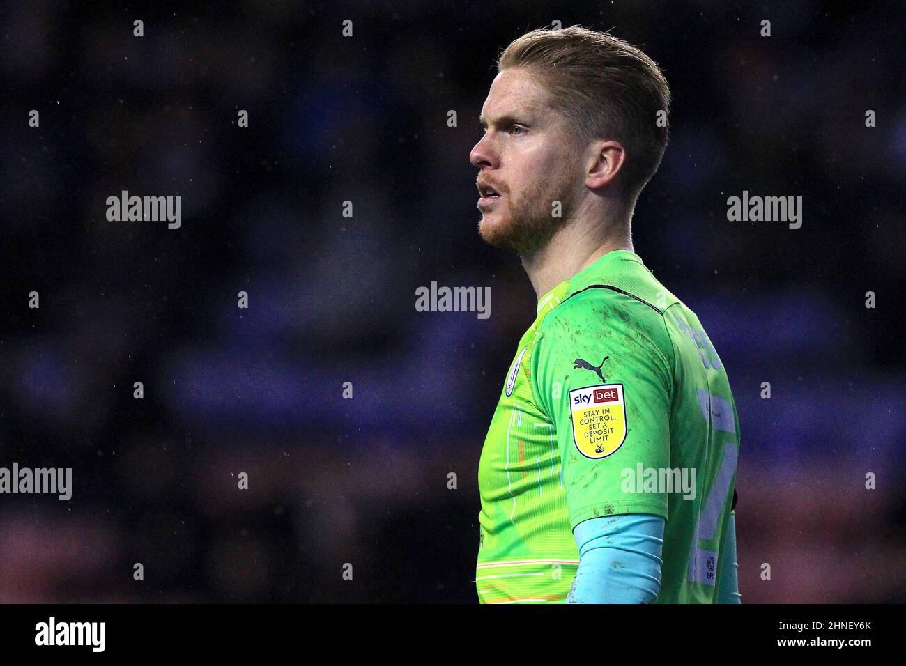 Wigan, UK. 15th Feb, 2022. Ben Amos of Wigan Athletic during the Sky Bet League One match between Wigan Athletic and Crewe Alexandra at DW Stadium on February 15th 2022 in Wigan, England. (Photo by Tony Taylor/phcimages.com) Credit: PHC Images/Alamy Live News Stock Photo