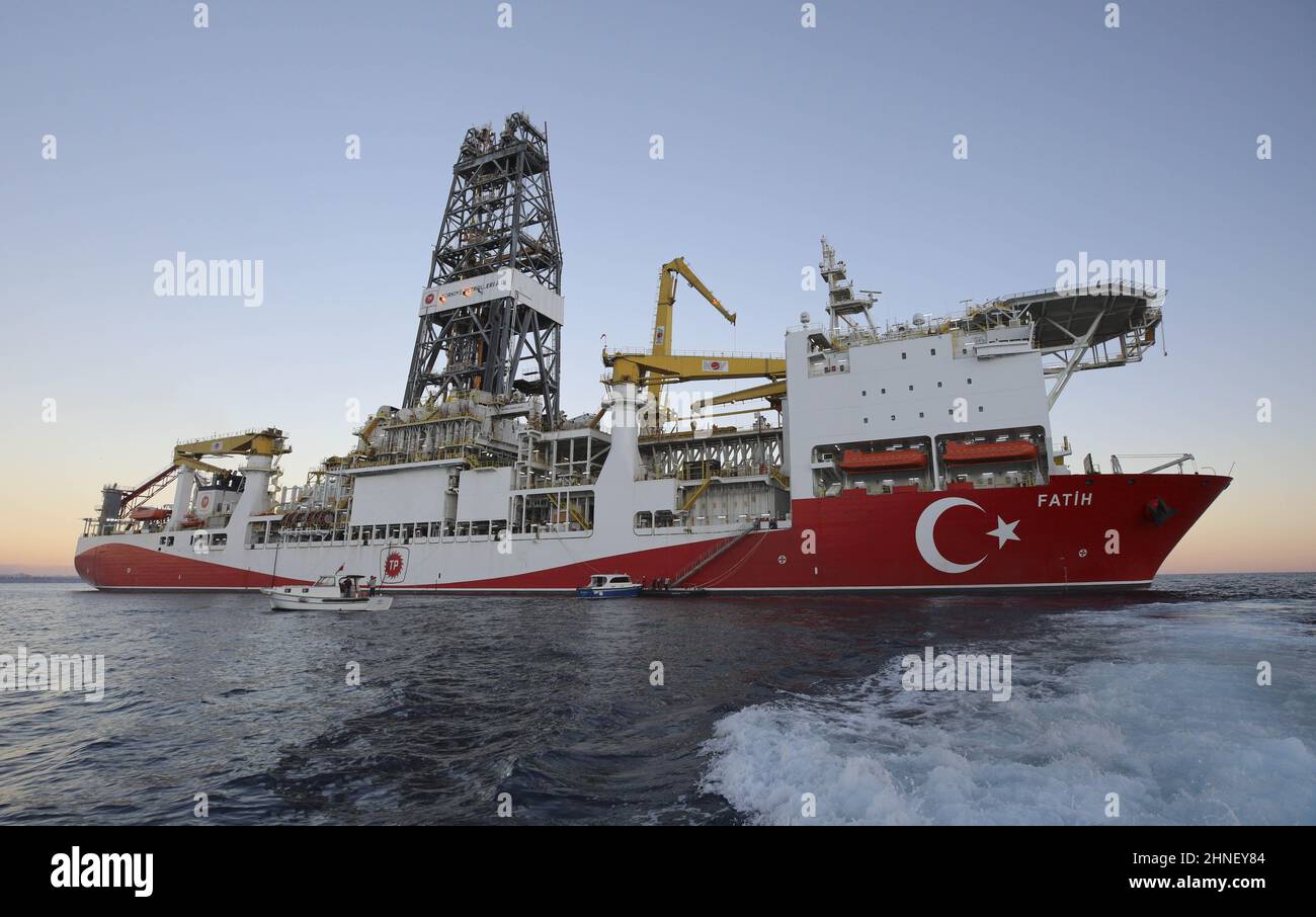 Istanbul. 16th Feb, 2022. File photo provided by the Turkish Energy and