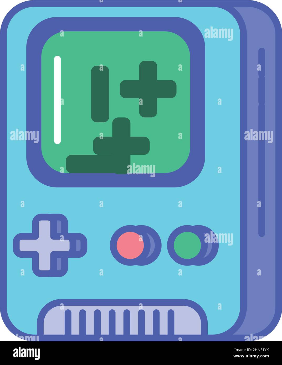 portable video game retro tech Stock Vector Image & Art - Alamy
