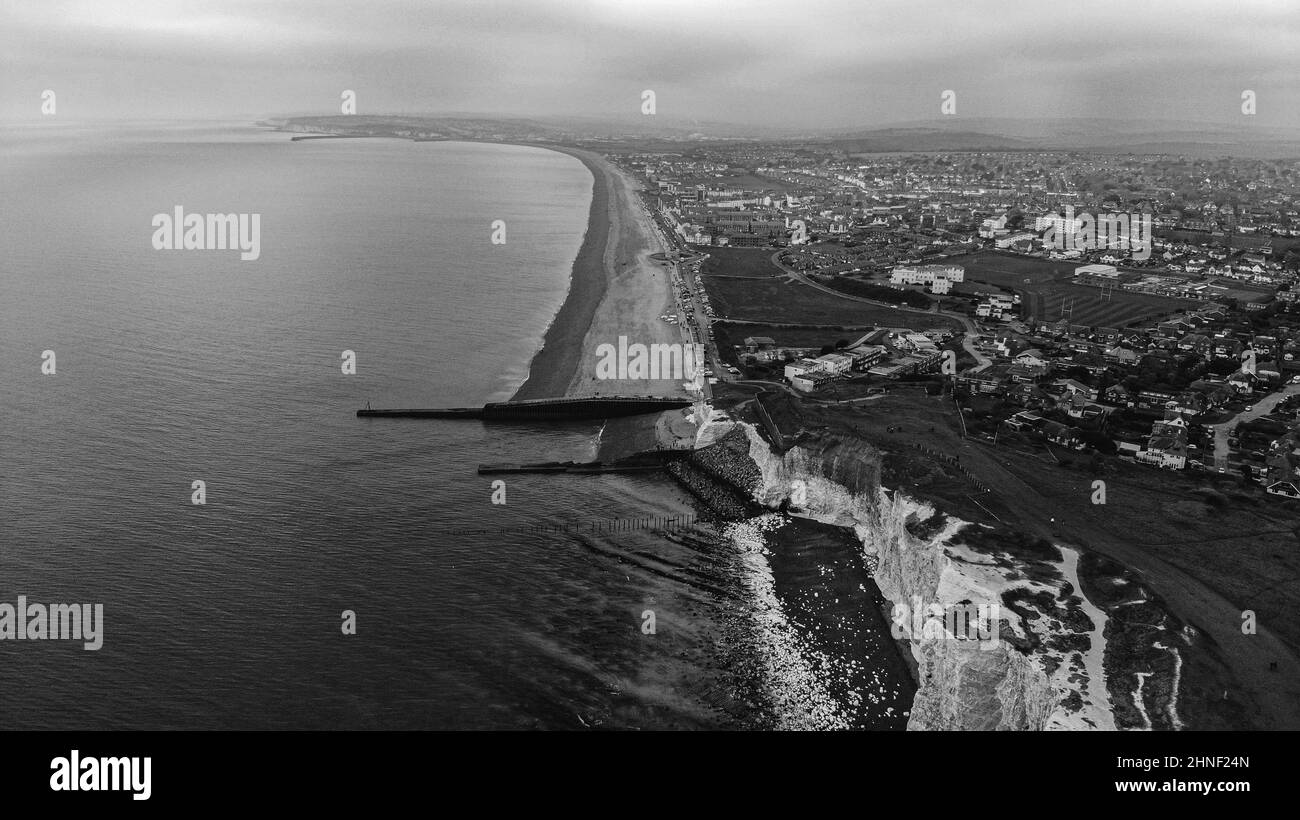 Old coastal buildings Black and White Stock Photos & Images - Alamy