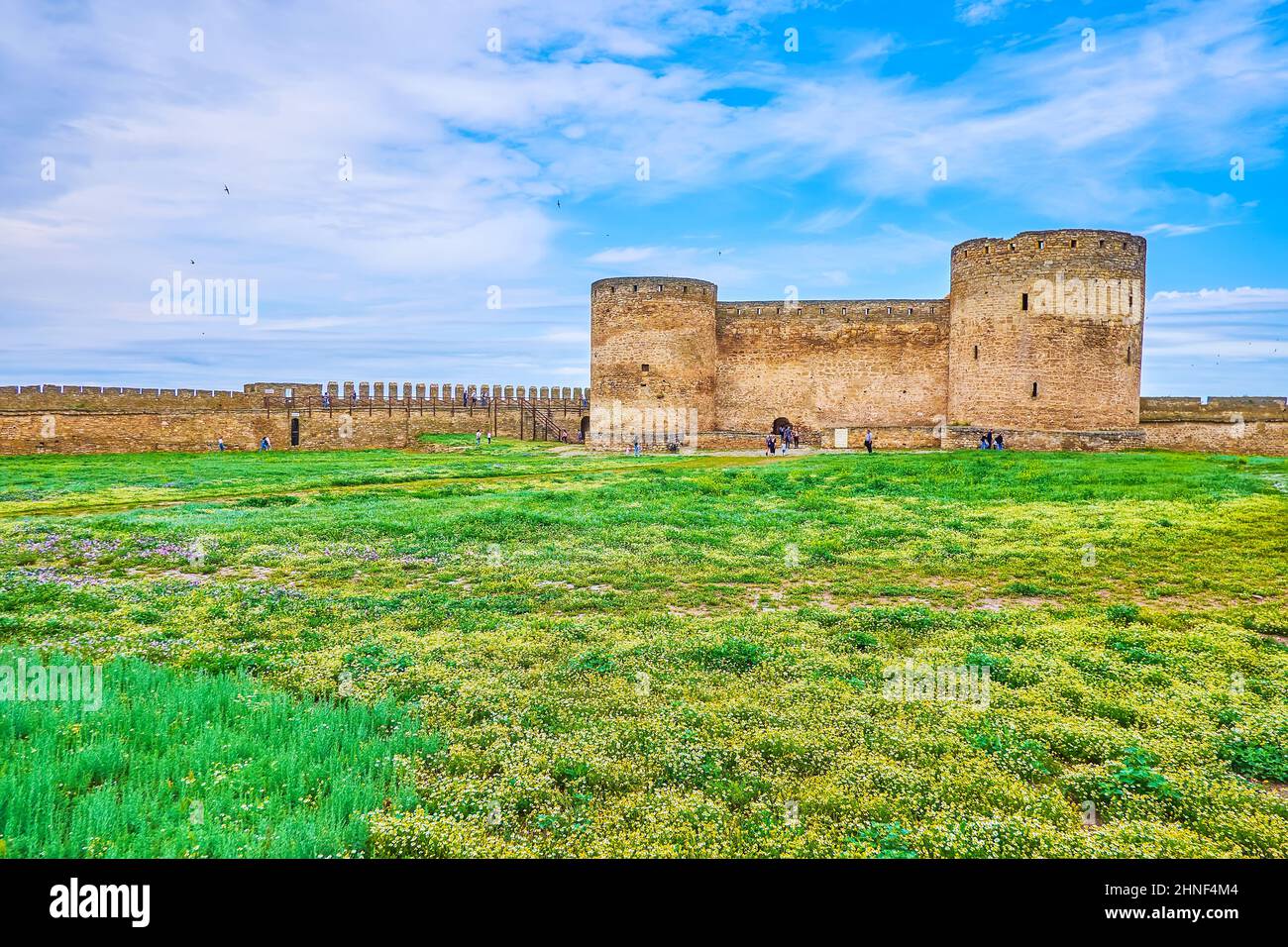 Premium Photo  Akkerman fortress medieval castle near the sea stronghold  in ukraine ruins of the citadel of the bilhoroddnistrovskyi fortress  ukraine one of the largest fortresses in eastern europe