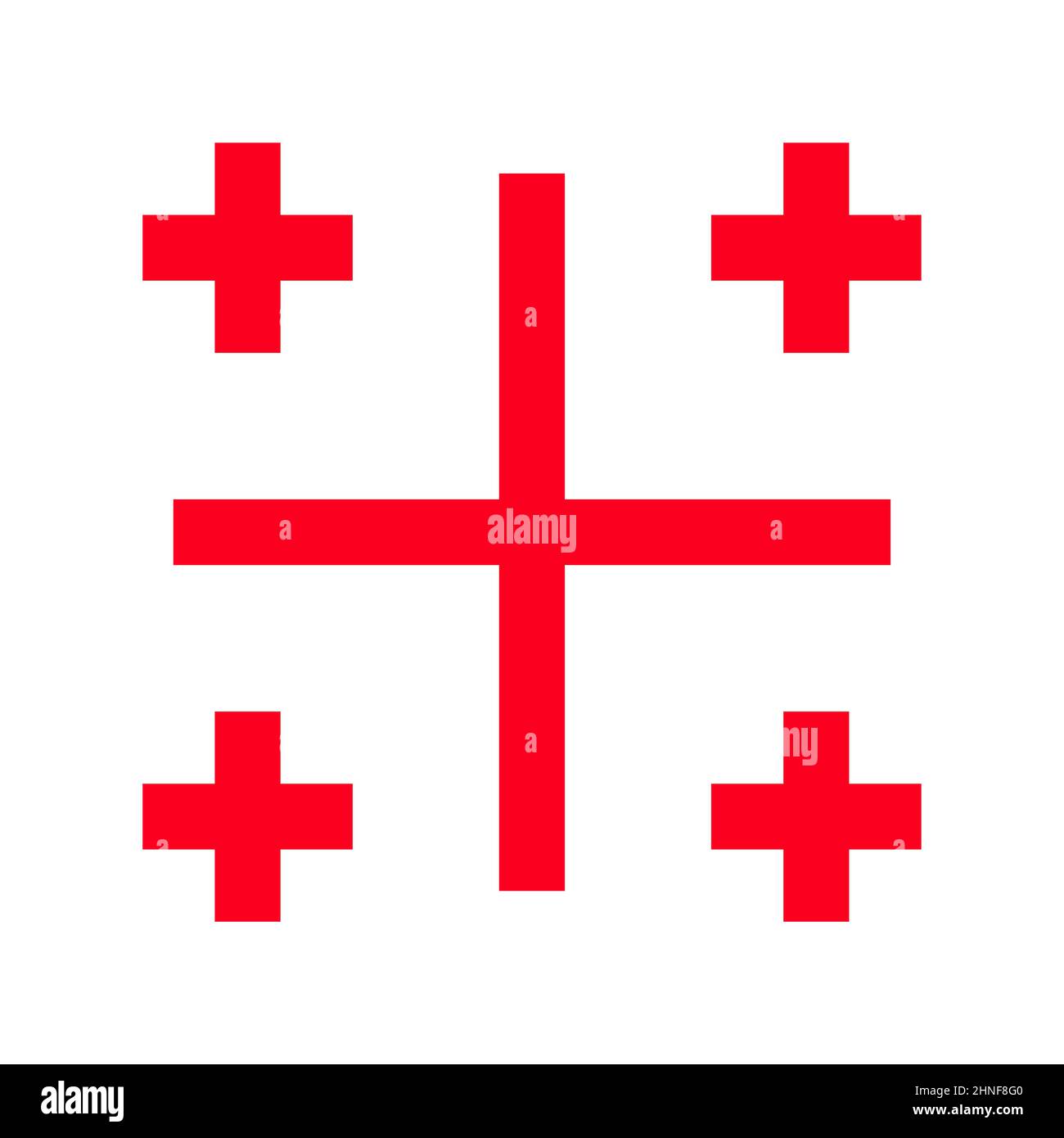 Georgia square label Stock Vector