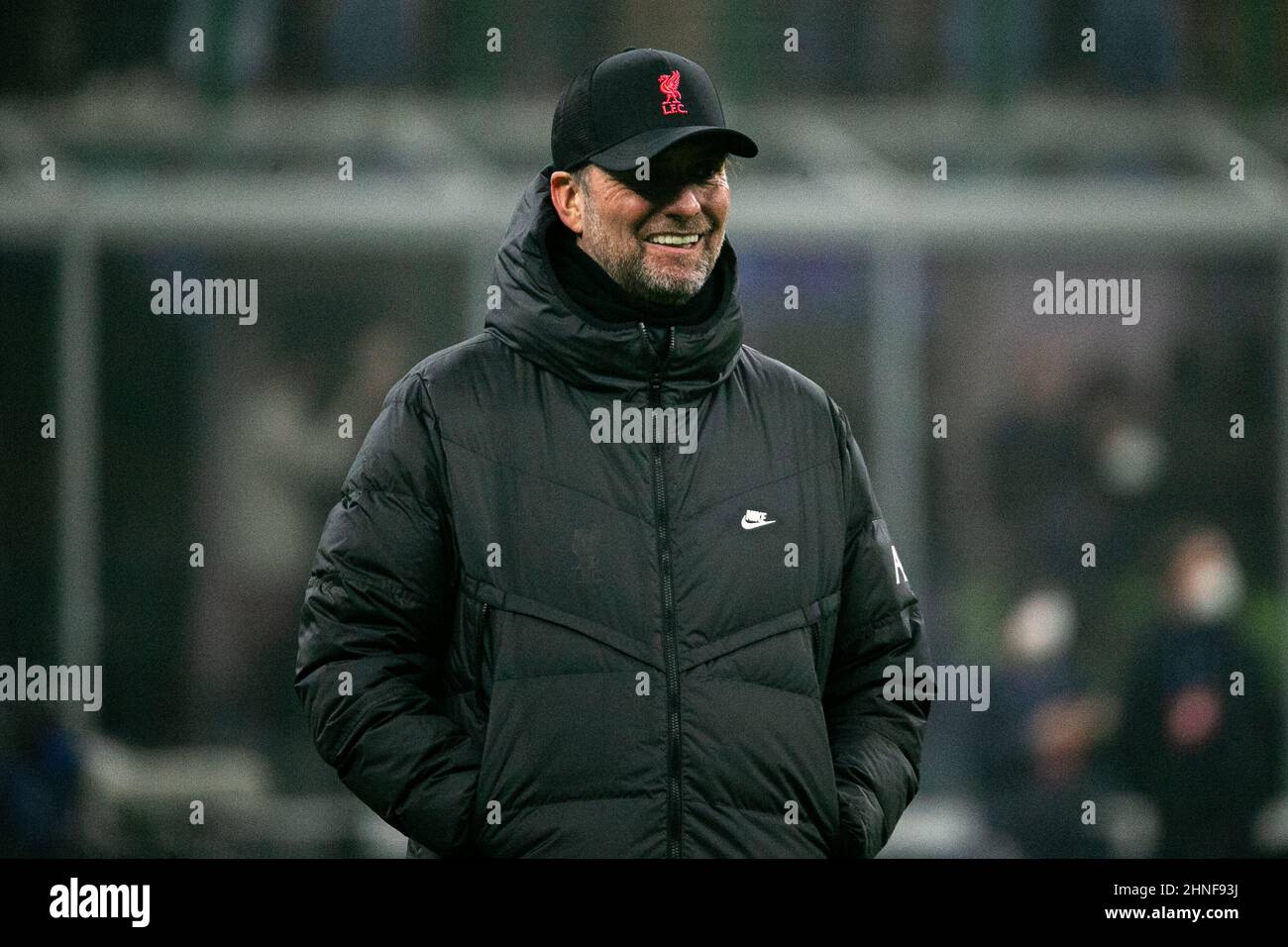 Milan, Italy - february 16 2022 - Inter- Liverpool FC champions league - jurgen klopp trainer liverpool fc Stock Photo