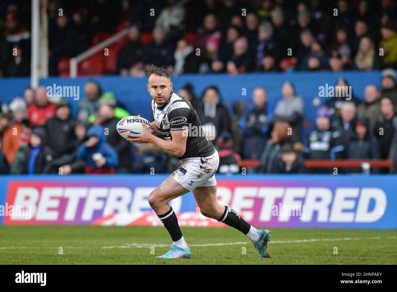 Wakefield, England 13 February 2022 Josh Reynolds (6) of Hull FC in