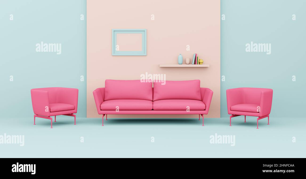 3d Abstract interior. Interior template Stock Photo - Alamy