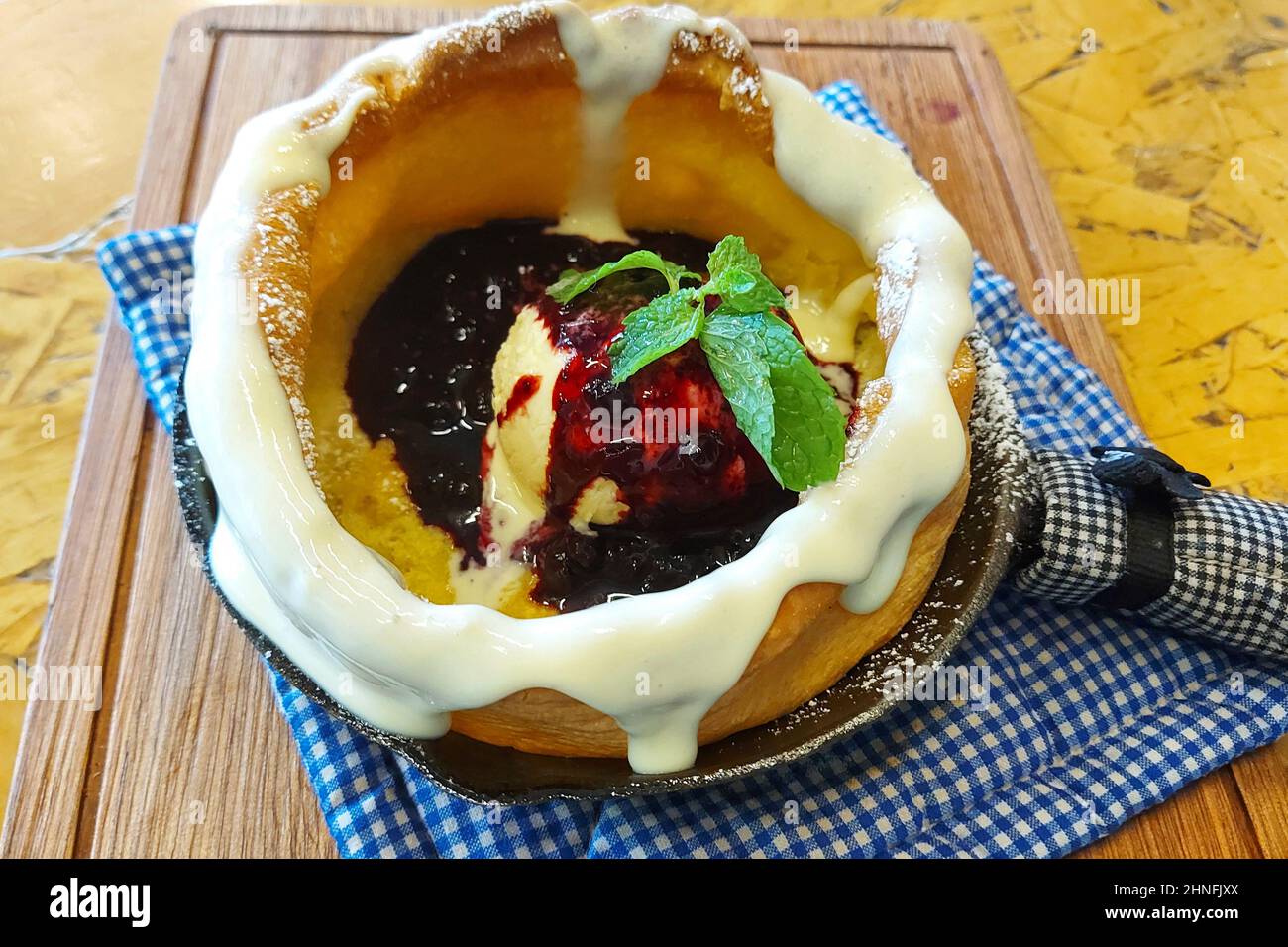 Baby Dutch Pancake, Bandung, Indonesia Stock Photo Alamy