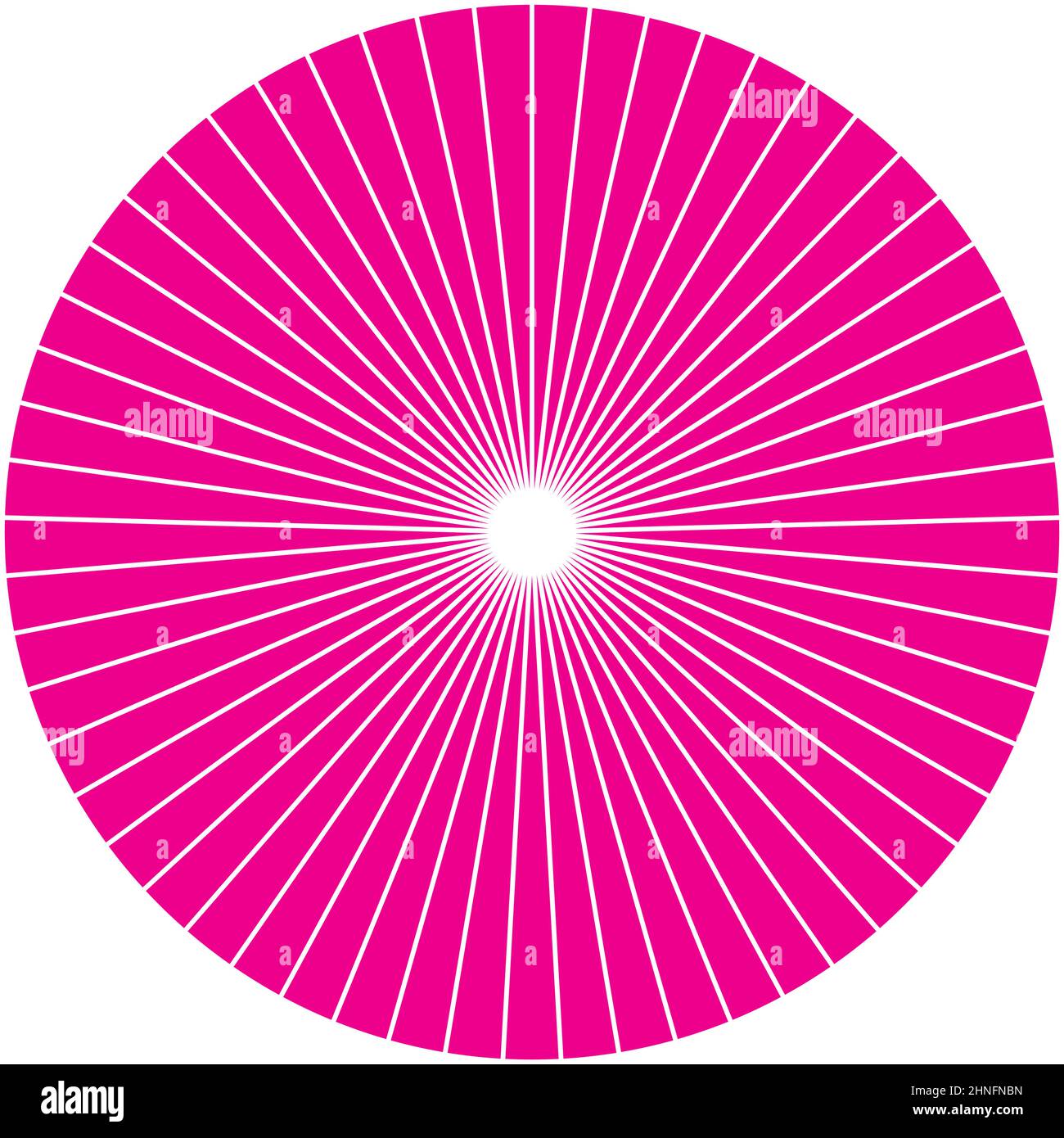 Pie chart, pie graph circle circular diagram from 2 to 65 sections, sectors. Segmented, divided circle - stock vector illustration, clip-art graphics Stock Vector