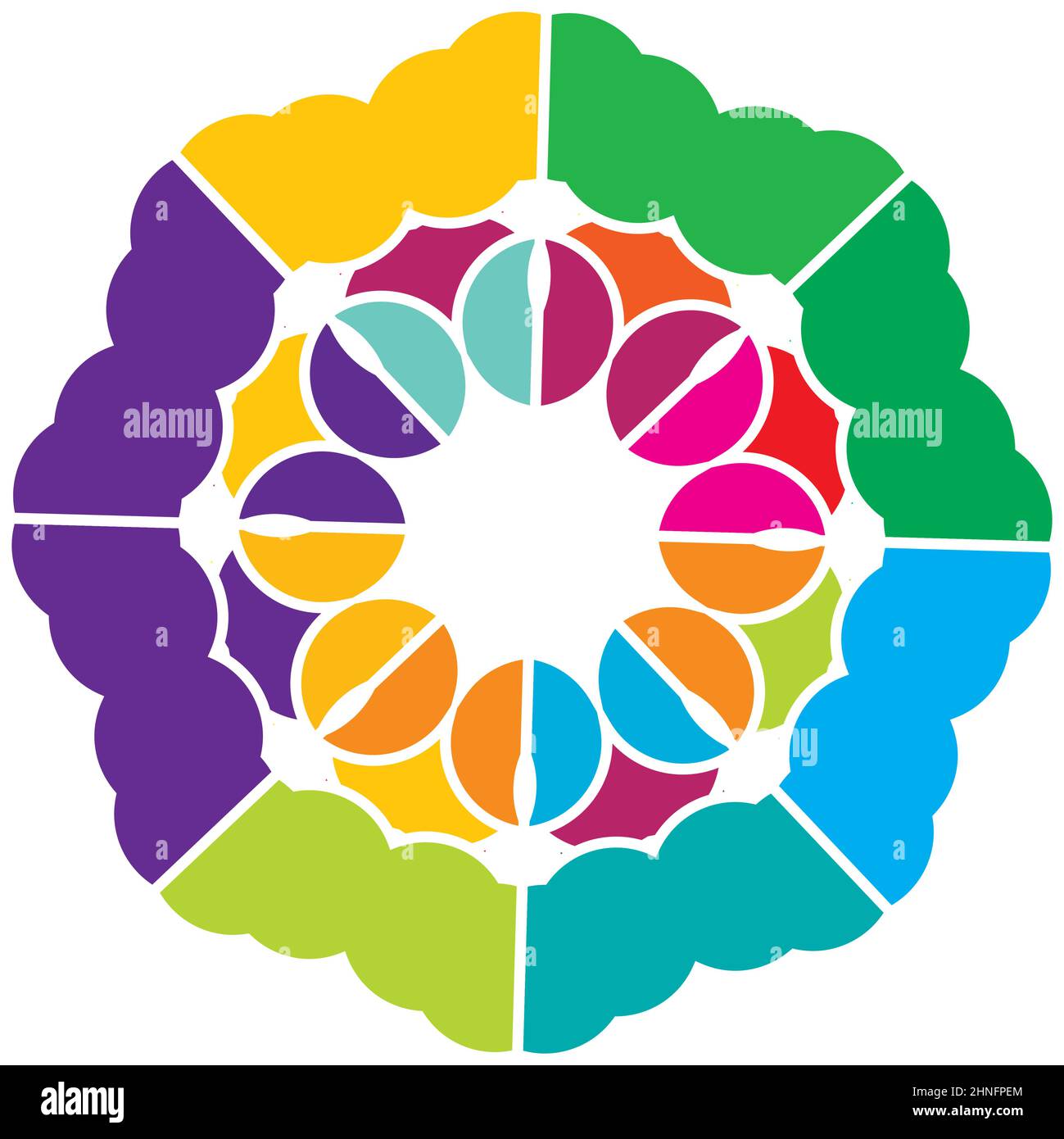 Flower tessellation Stock Vector Images - Alamy