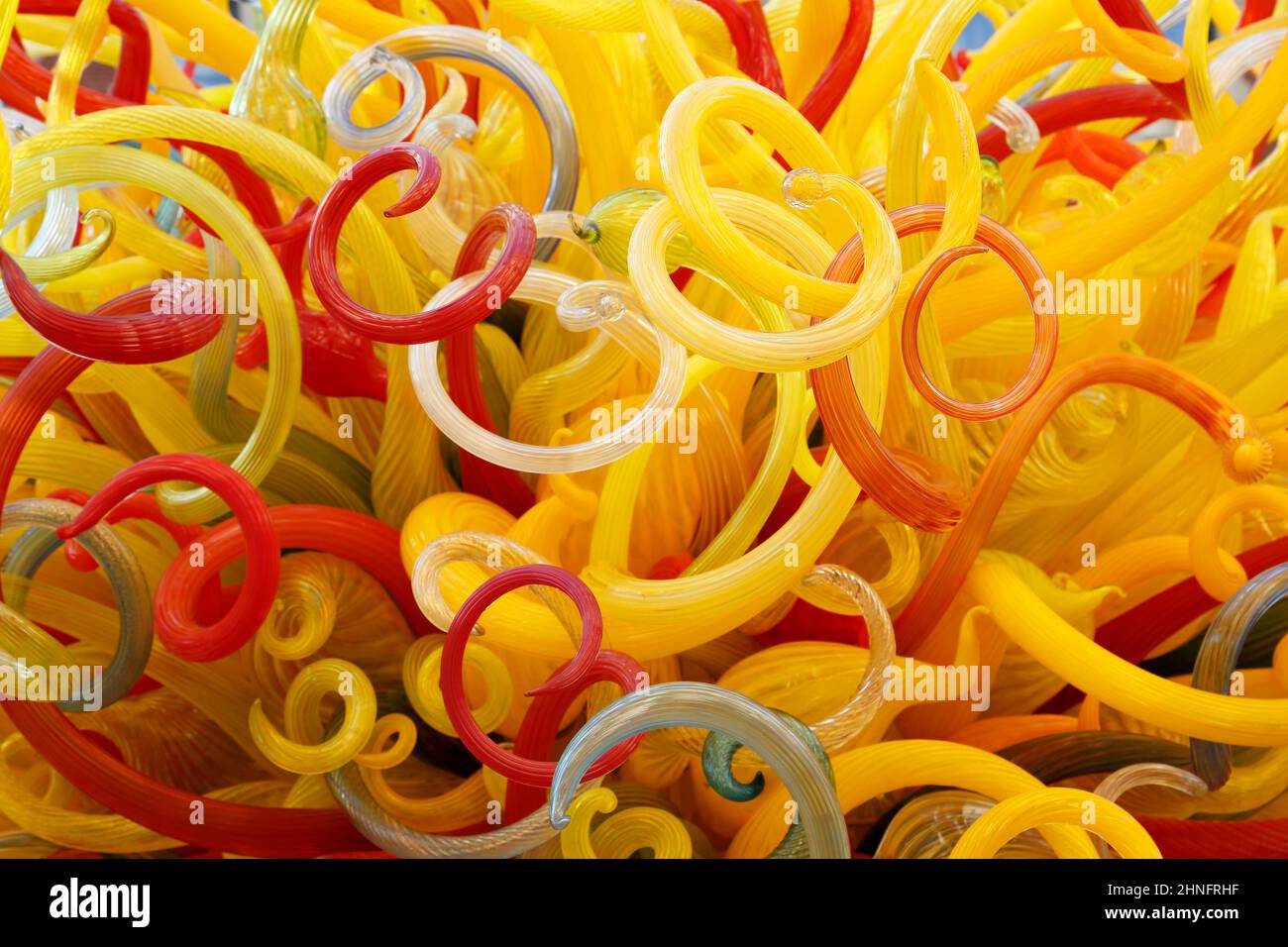 glass sculpture, Montreal, Province of Quebec, Canada Stock Photo