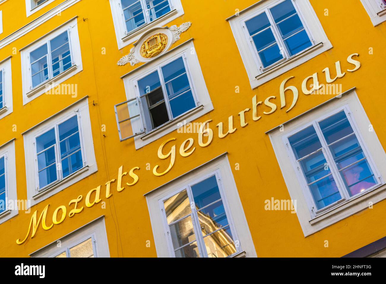Mozart’s birthplace salzburg hi-res stock photography and images - Alamy