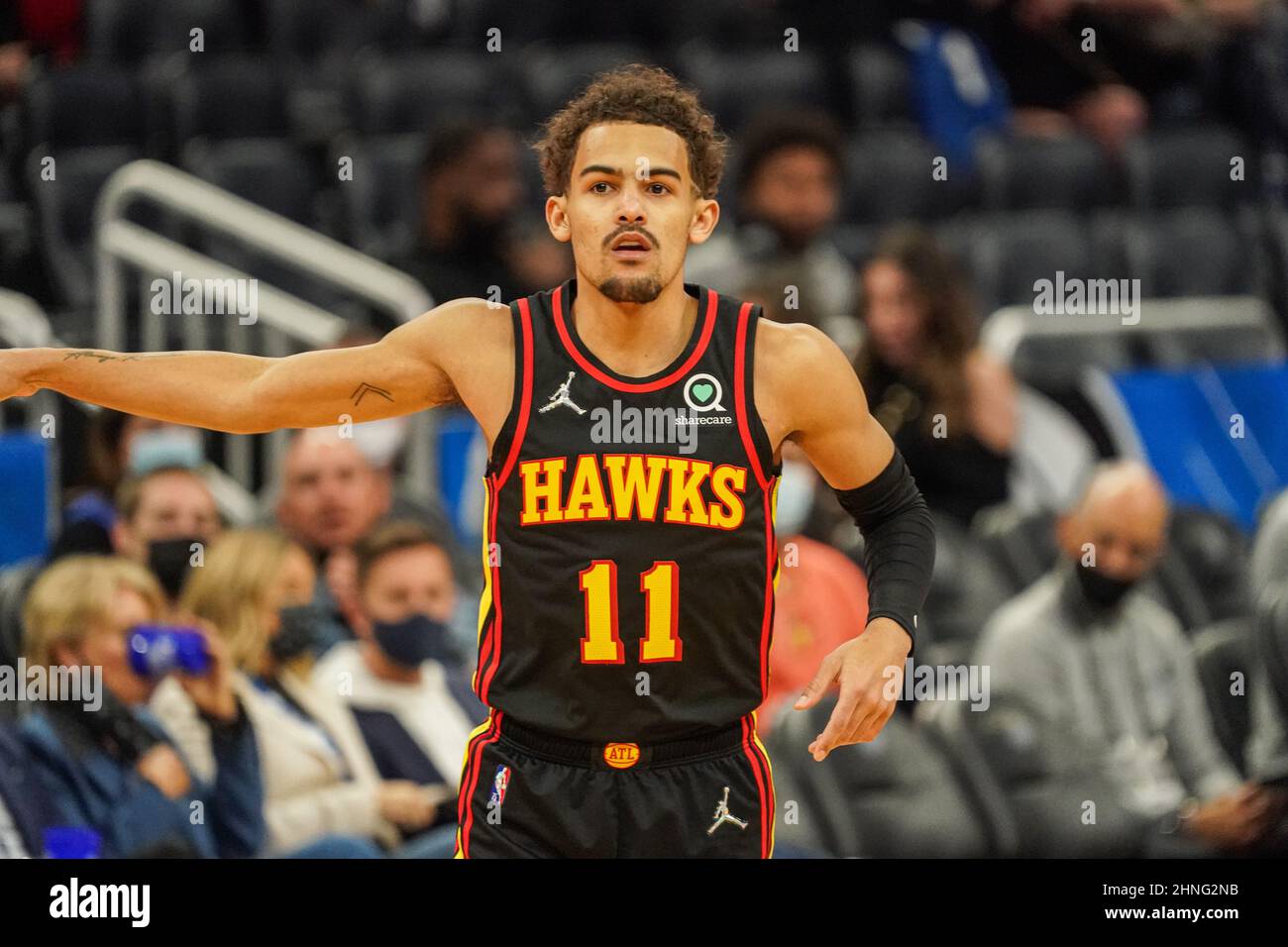 Orlando, Florida, USA, February 16, 2022, Atlanta Hawks Point Guard
