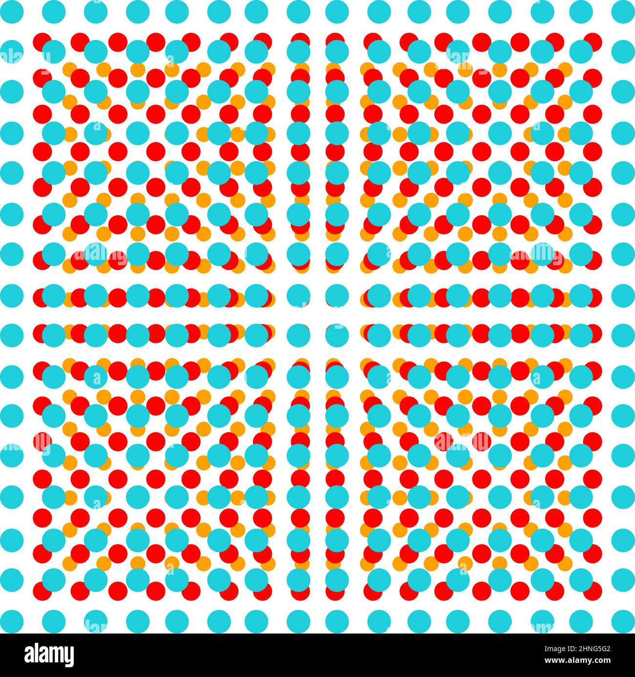 Abstract mosaic, array shape, design element - stock vector ...