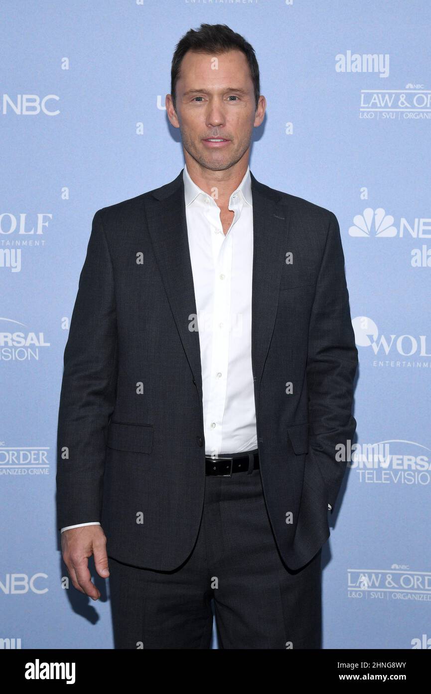 New York, USA. 16th Feb, 2022. Actor Jeffrey Donovan attends the