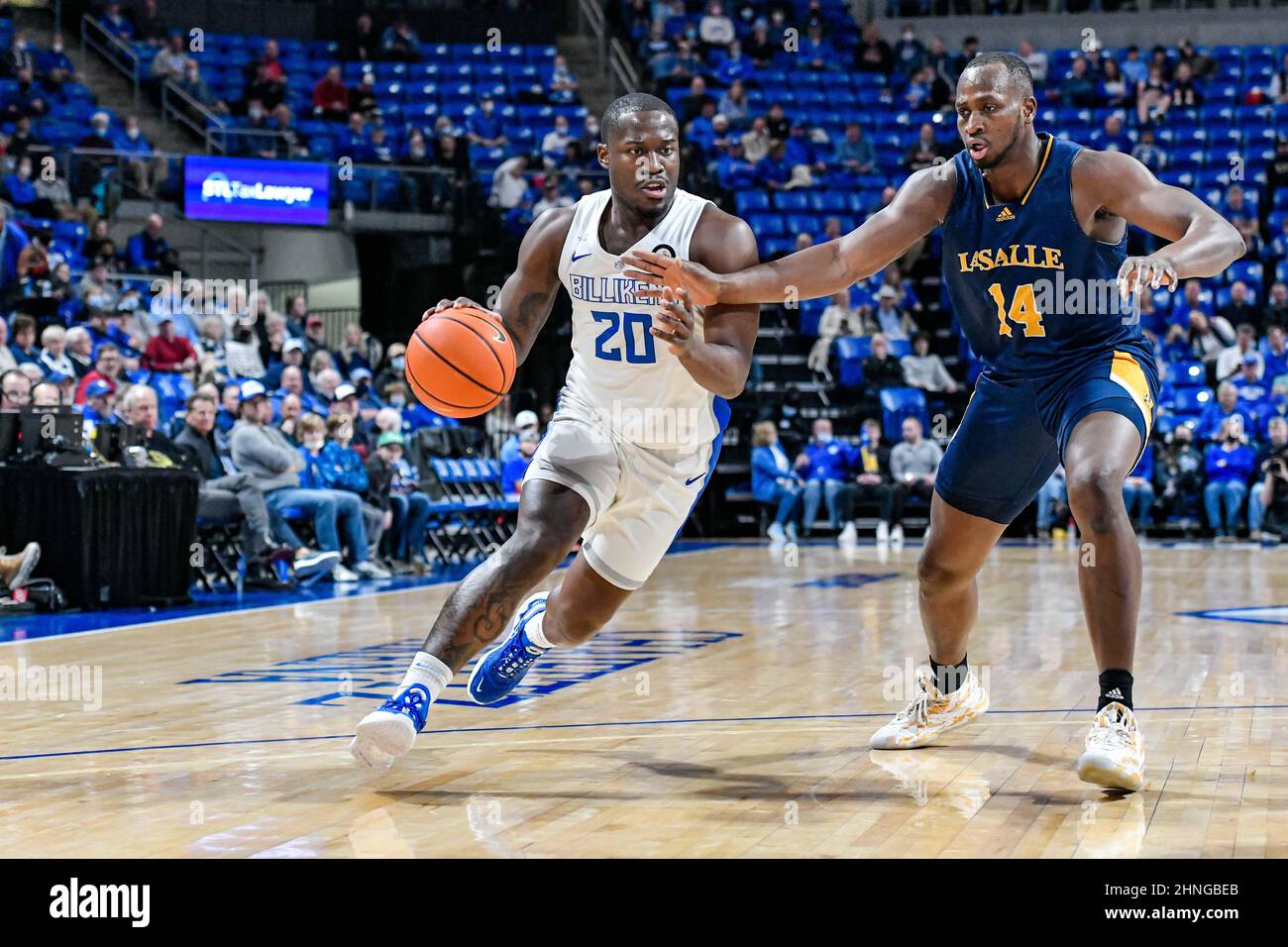 February 16, 2022 Saint Louis Billikens guard Fred Thatch Jr. (20