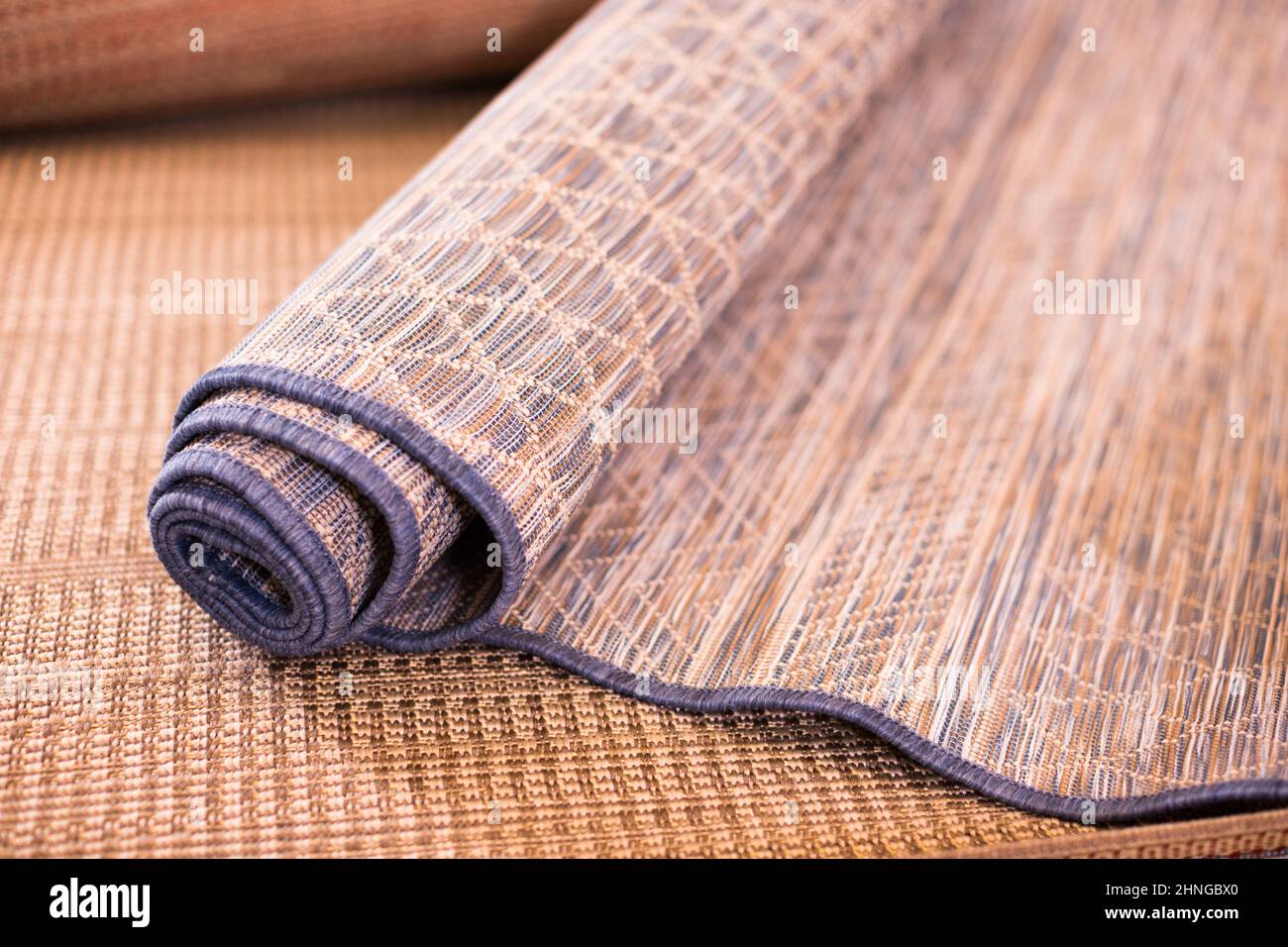 Image of wicker organic bamboo carpets Stock Photo Alamy