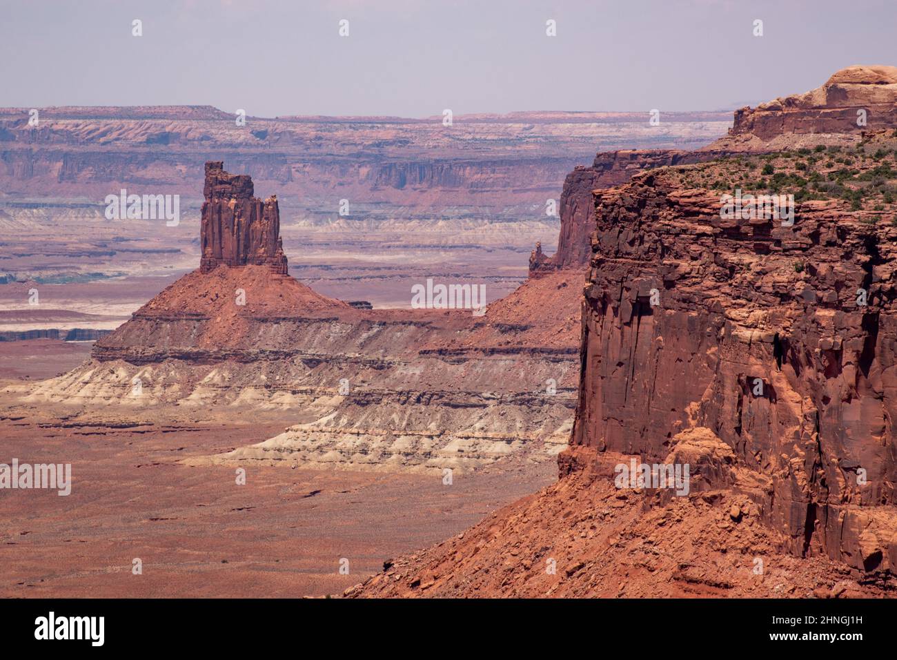 Candlestick Tower Canyonlands National Park Stock Photo Alamy