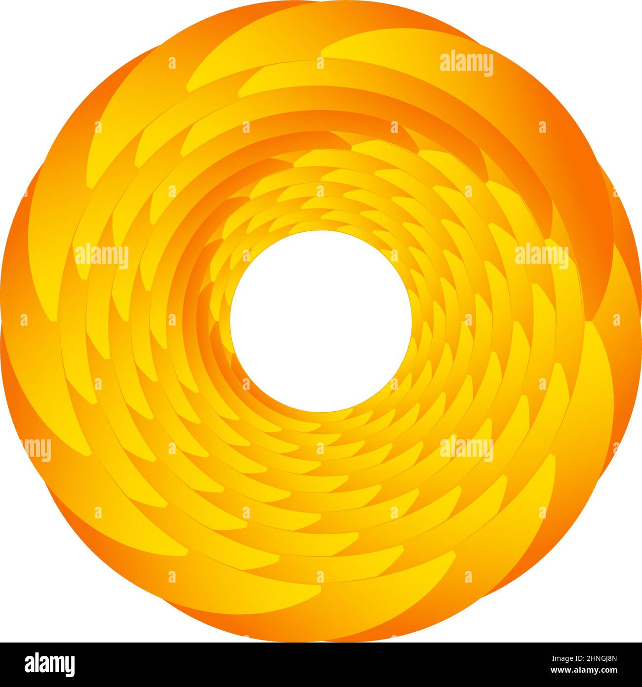 Abstract geometric circle, ring design element. Circular, concentric