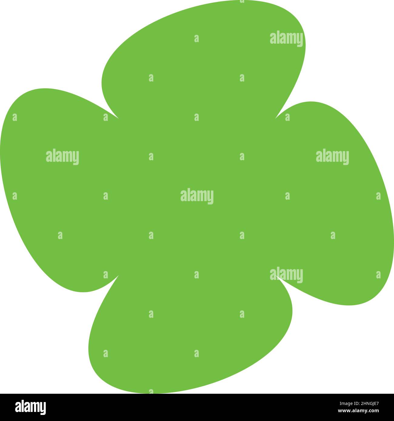 Simple flower, petals, plant leaf silhouette icon and symbol - stock ...