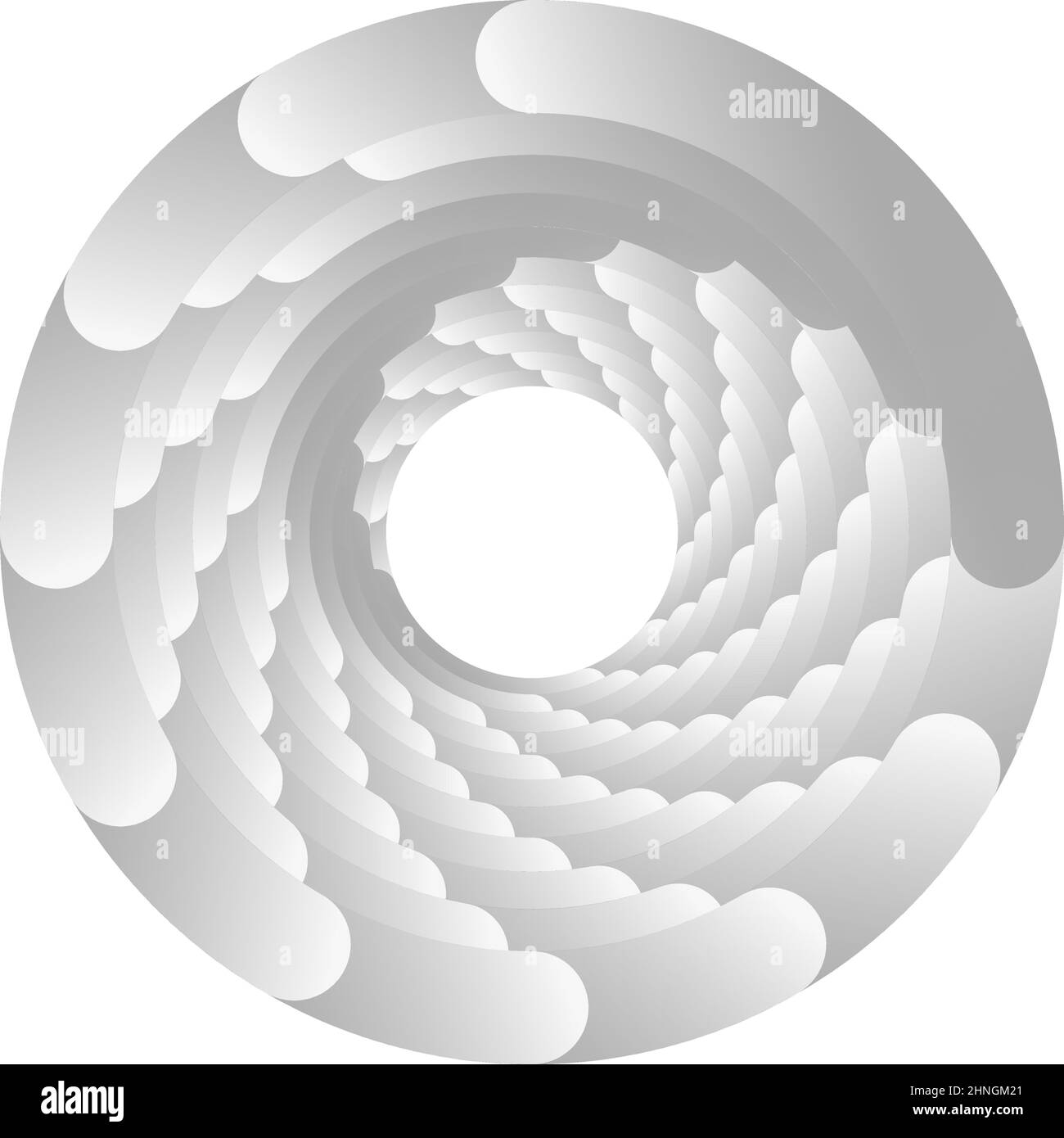 Abstract geometric circle, ring design element. Circular, concentric ...