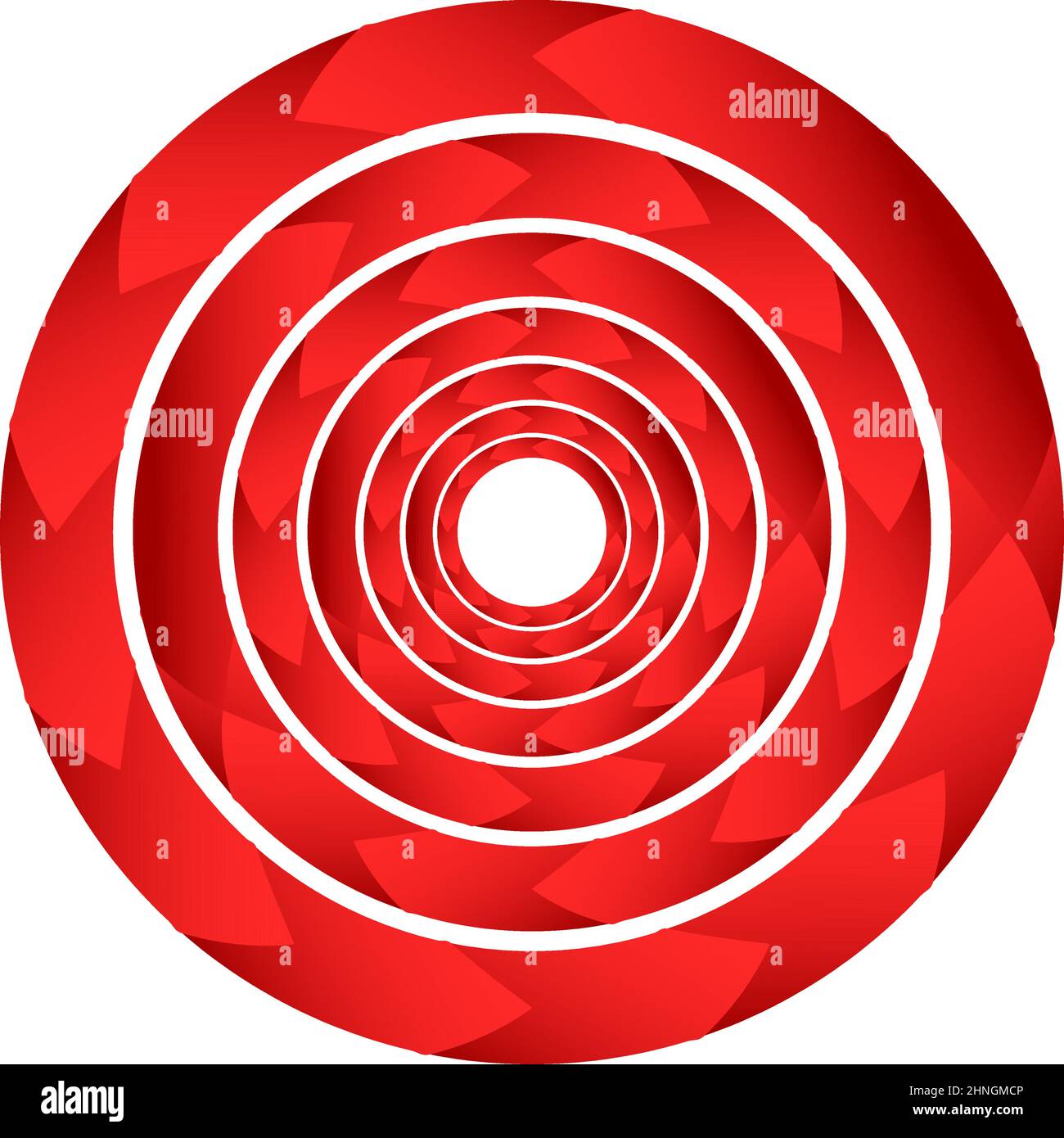 Abstract geometric circle, ring design element. Circular, concentric