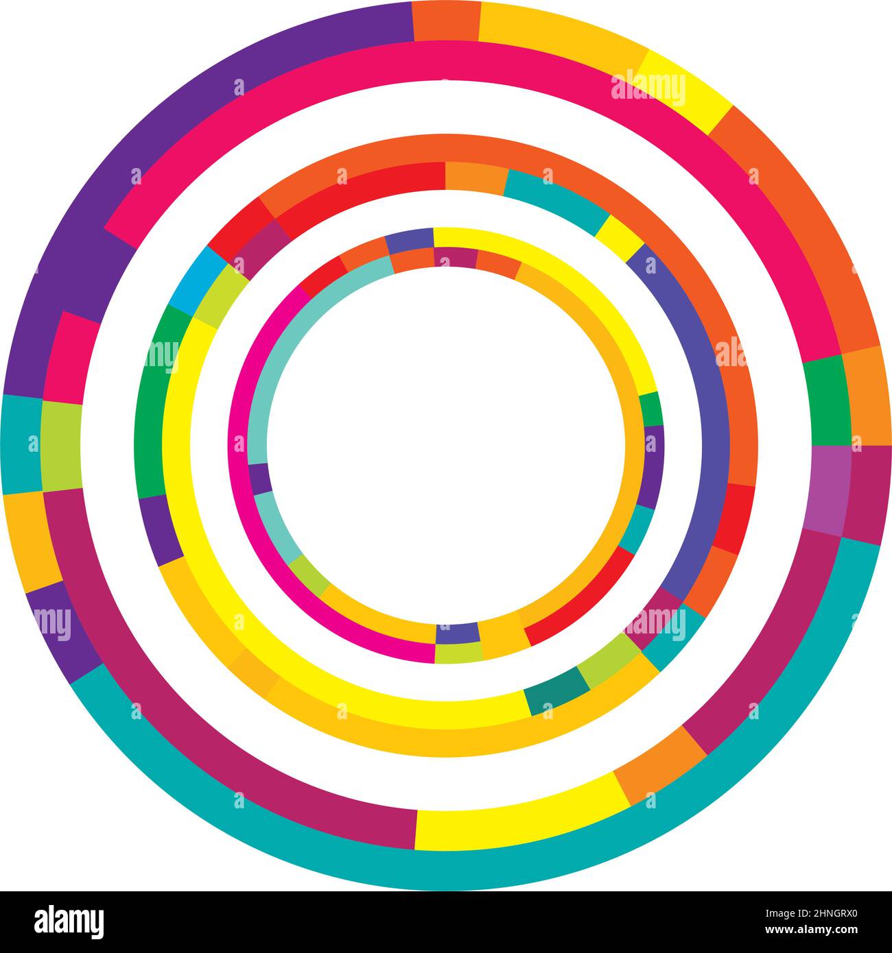Abstract circle graphic. Geometric circle, ring design element ...