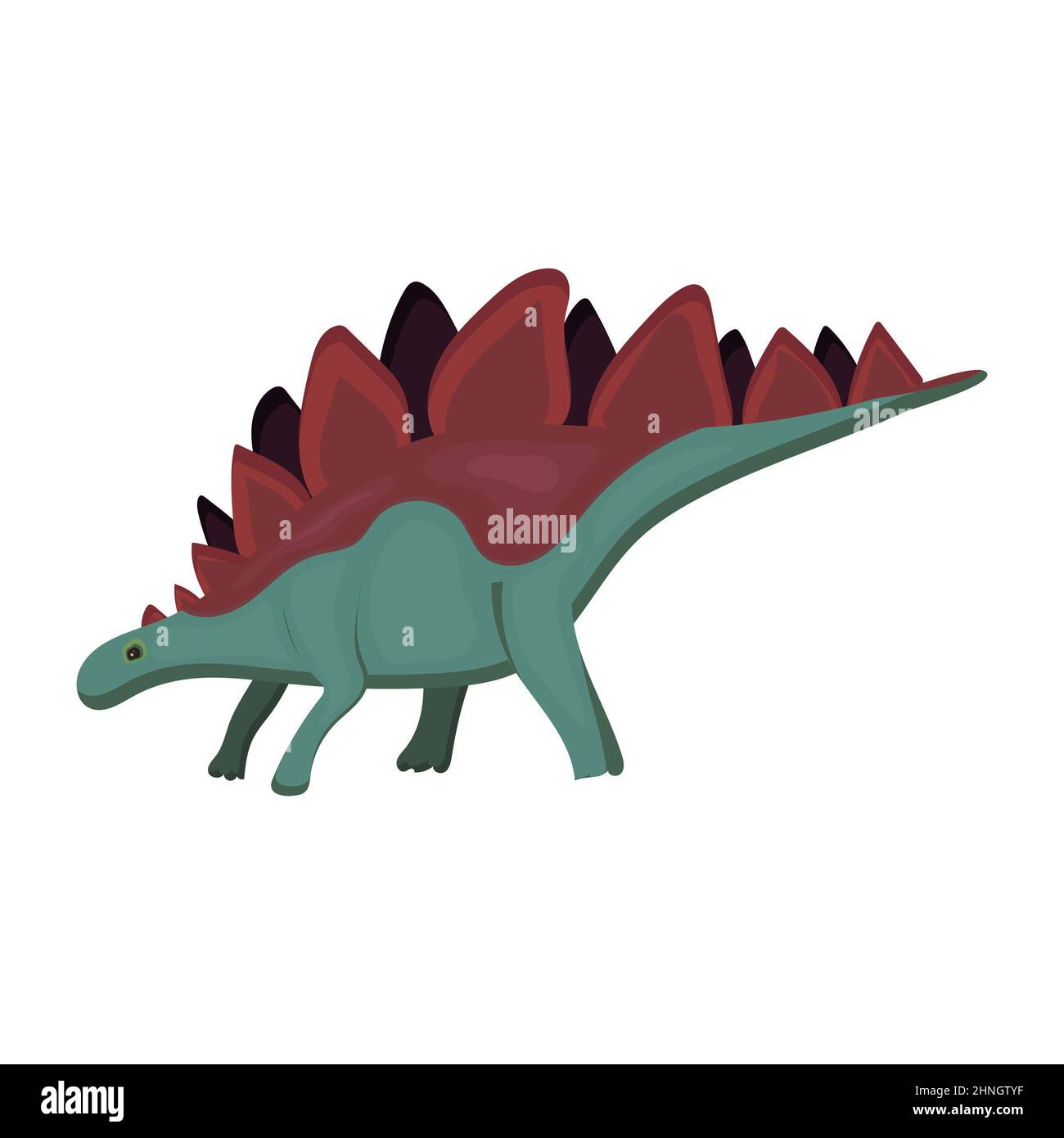 Dinosaurs isolated on a white background Stock Photo - Alamy