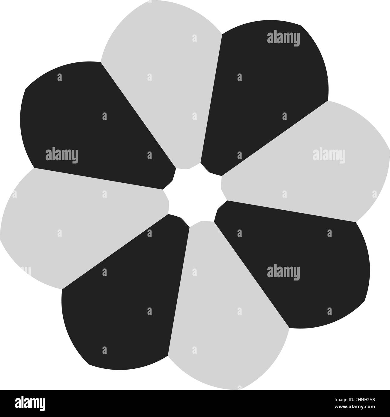 Shape, symbol, icon with abstract geometry. Geometrical vector - stock ...