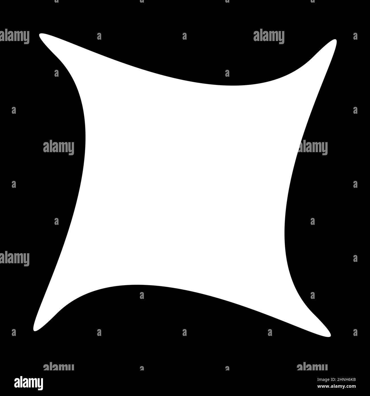 Black radial starburst, sunburst-like element, design shape vector - stock vector illustration, clip-art graphics Stock Vector