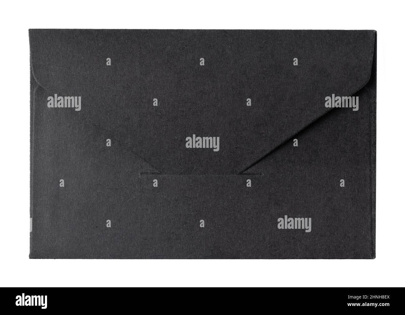 Black Envelope isolated on a white background Stock Photo - Alamy