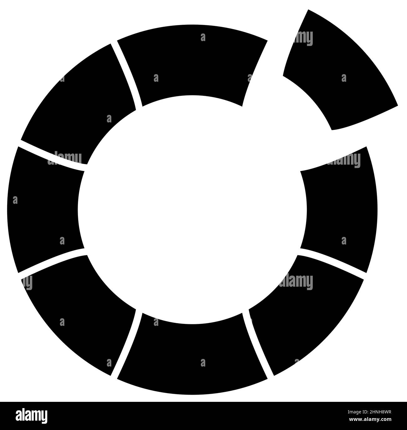 Circular, circle pie chart, pie graph infographic, presentation element