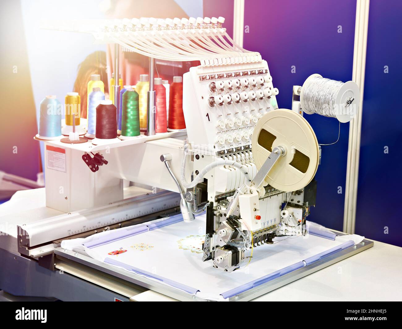 Embroidery machine hires stock photography and images Alamy