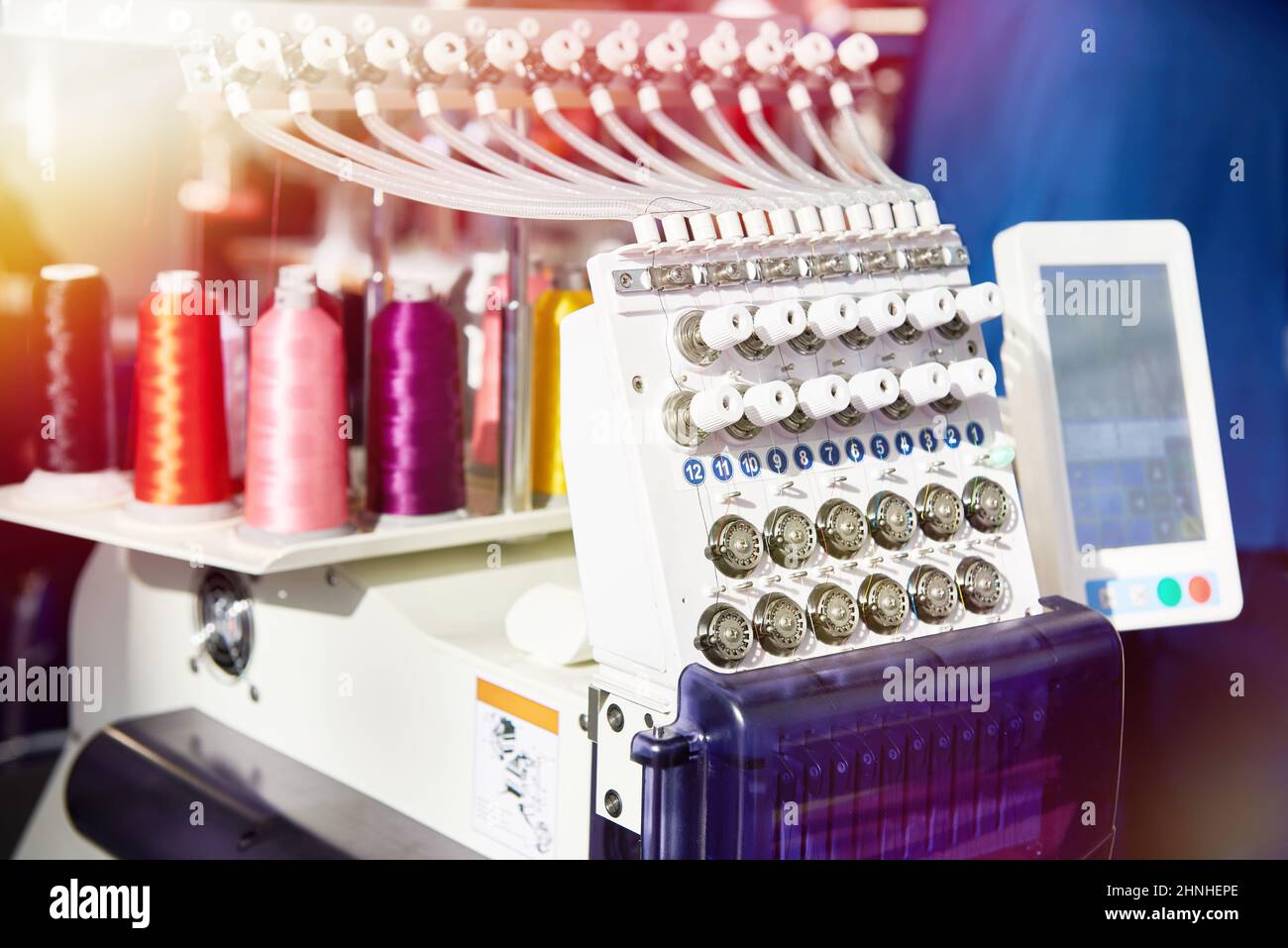Embroidery machine hires stock photography and images Alamy