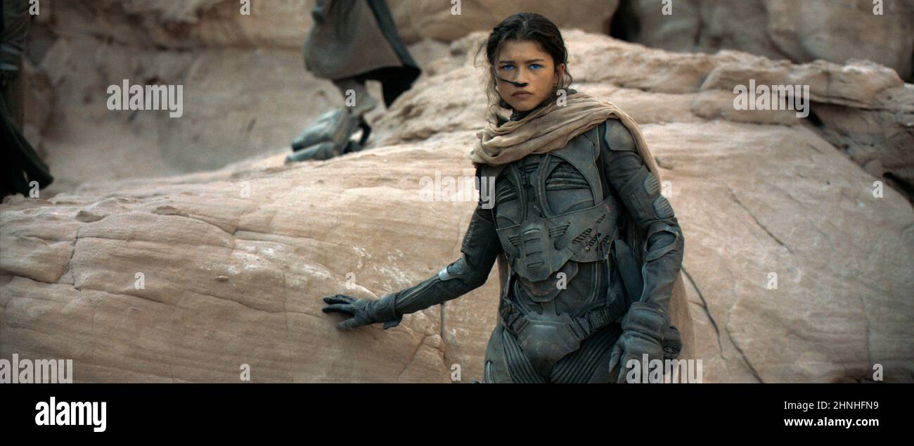 ZENDAYA in DUNE (2021), directed by DENIS VILLENEUVE. Credit: Legendary