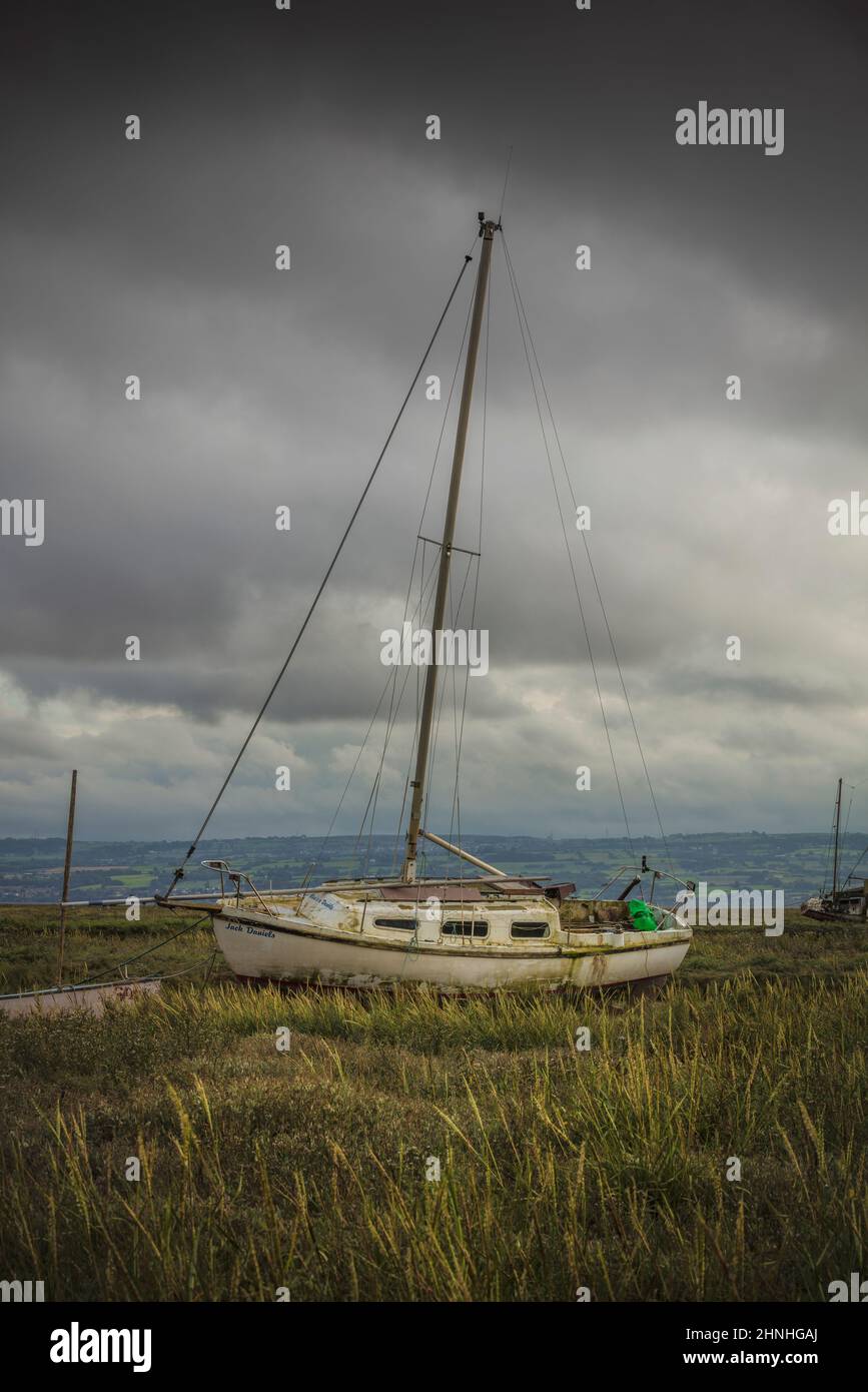 Heswell wrecks, Wirrel - Stock Image