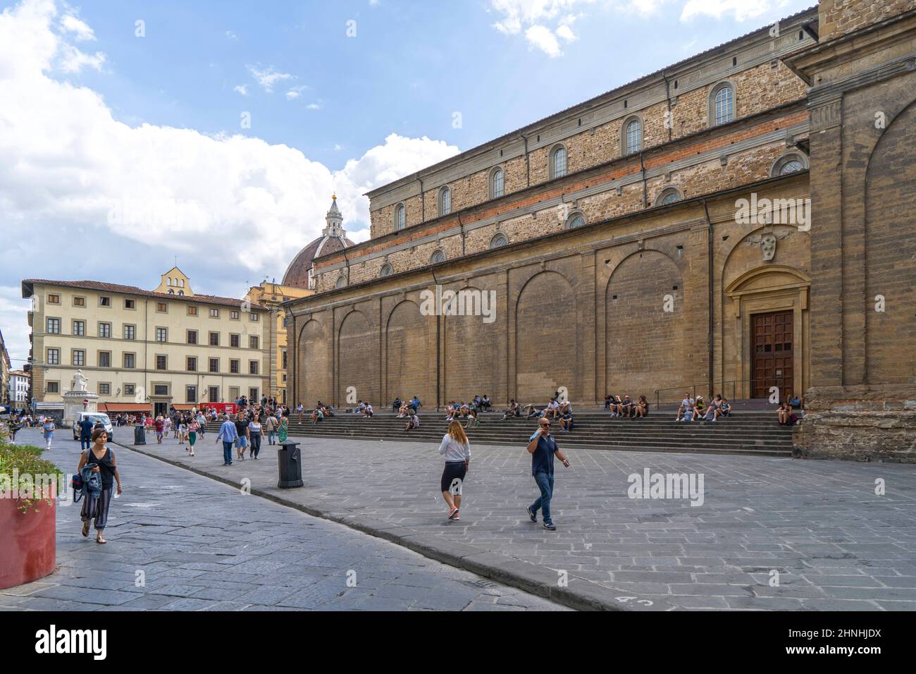 Piazza San Lorenzo square, Basilica San Lorenzo church, Florence