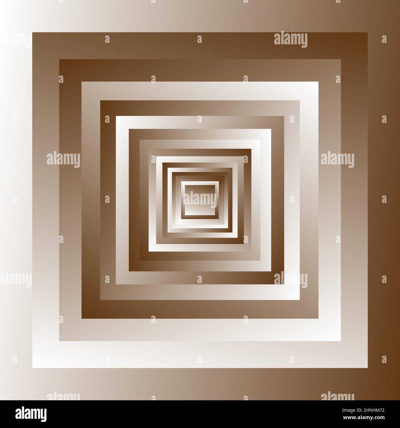 Geometric square design shape with random shaded, gradient fill - stock ...