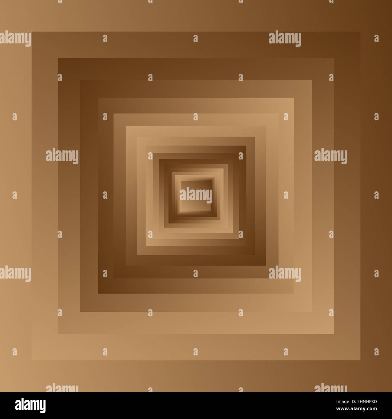 Geometric square design shape with random shaded, gradient fill - stock ...
