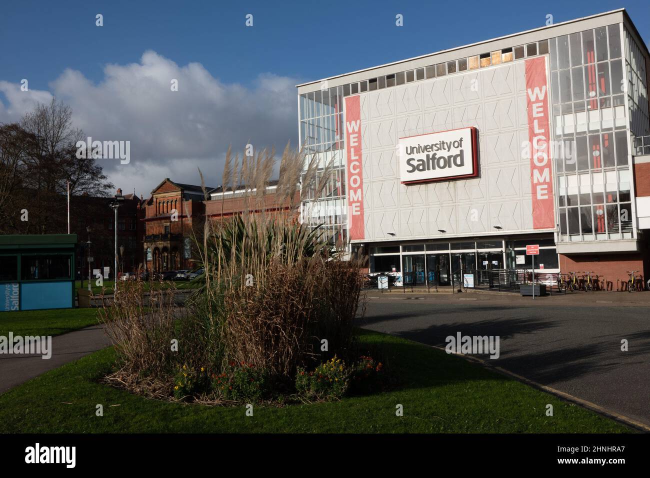 Salford University. Salford, Greater Manchester, UK Stock Photo